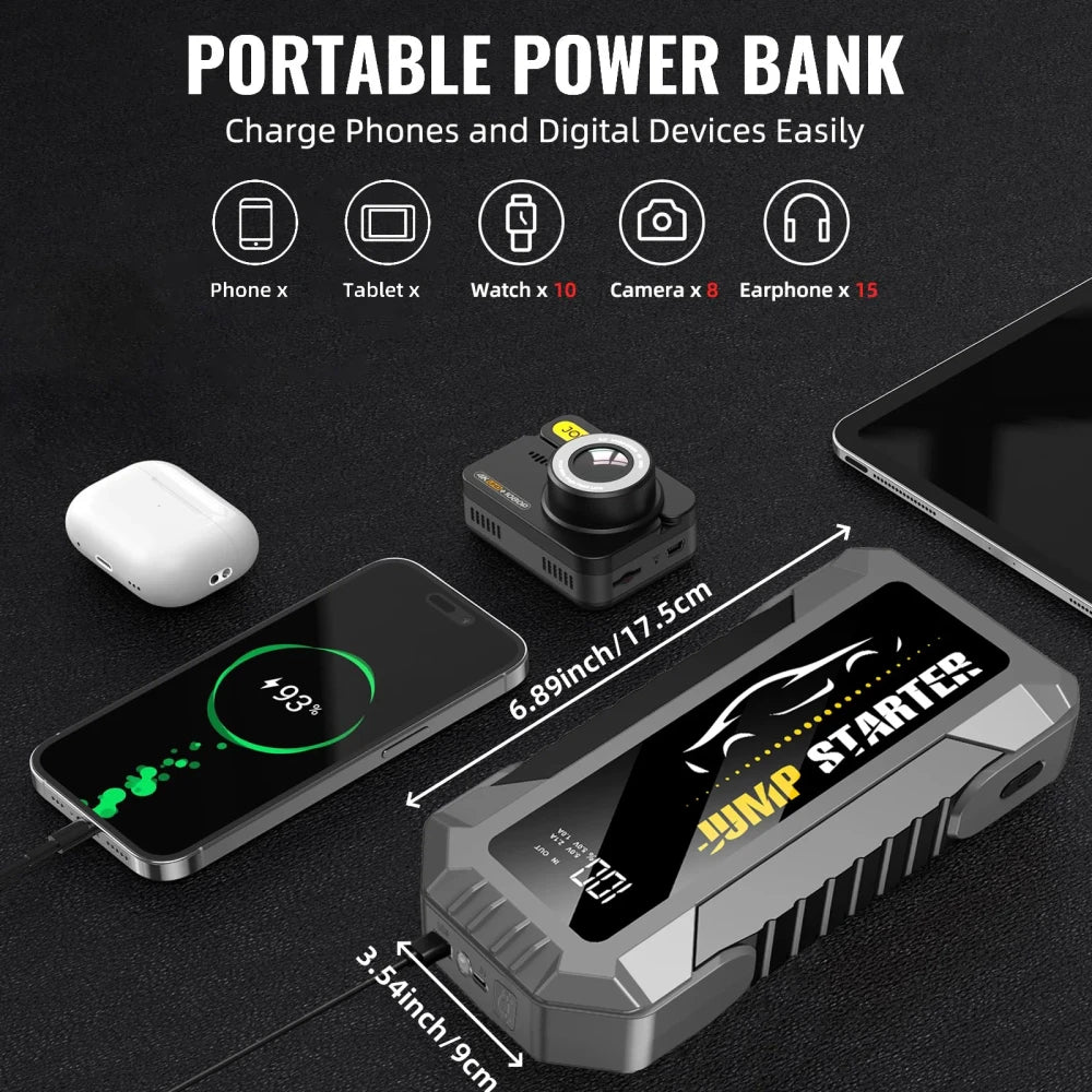 Portable Car Battery Jump Starter